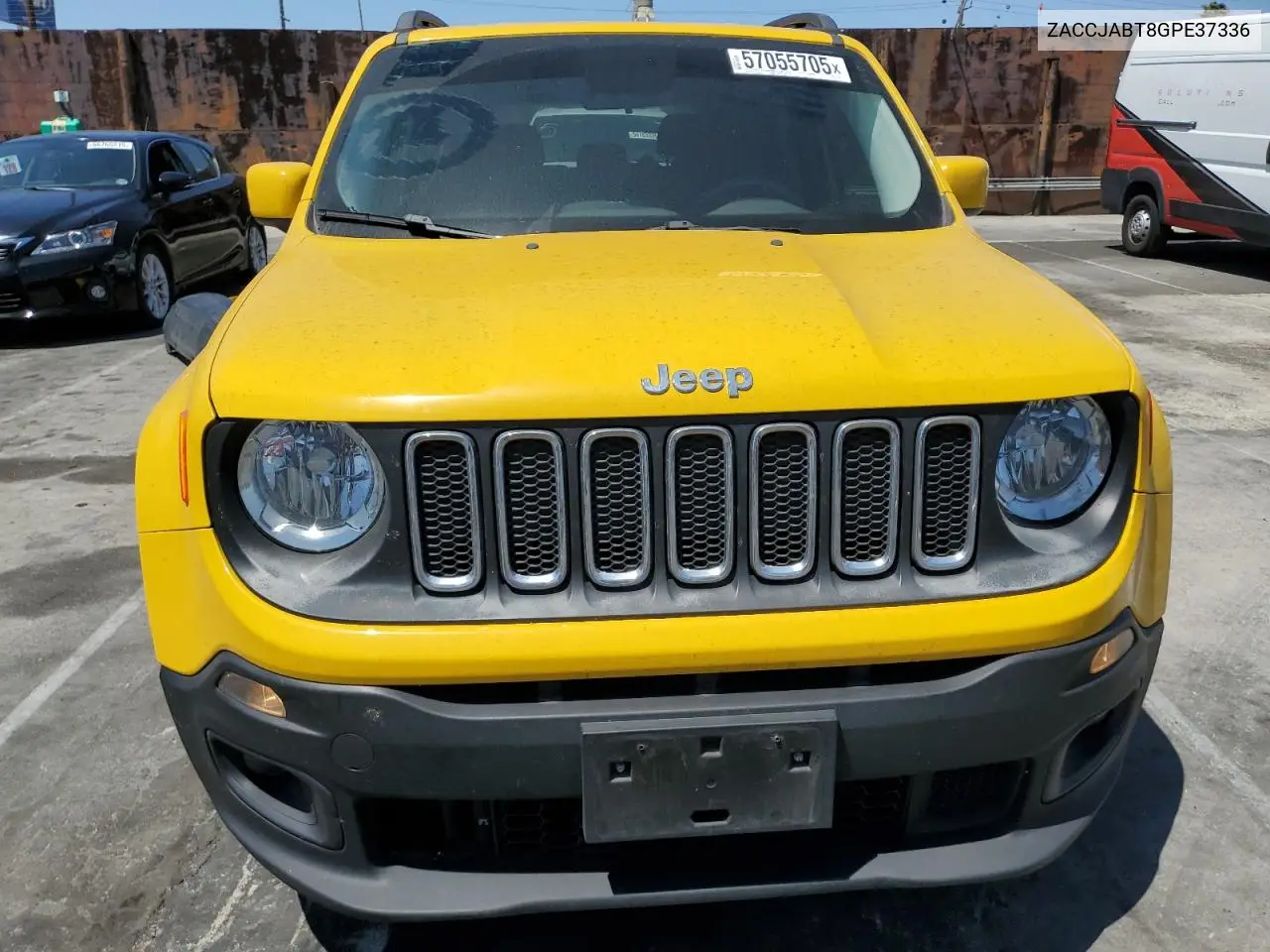 2016 Jeep Renegade Latitude VIN: ZACCJABT8GPE37336 Lot: 57055705