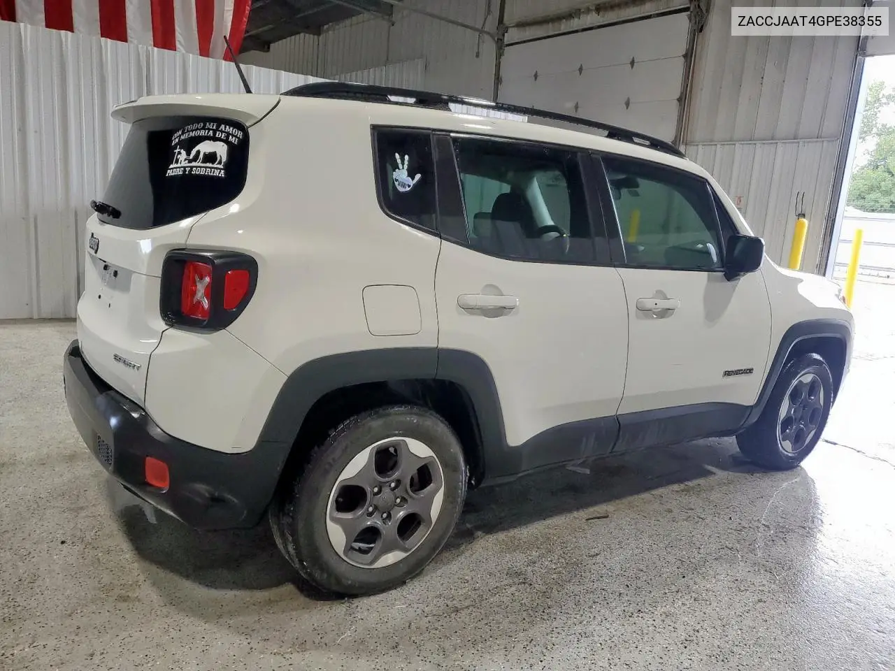2016 Jeep Renegade Sport VIN: ZACCJAAT4GPE38355 Lot: 60842275