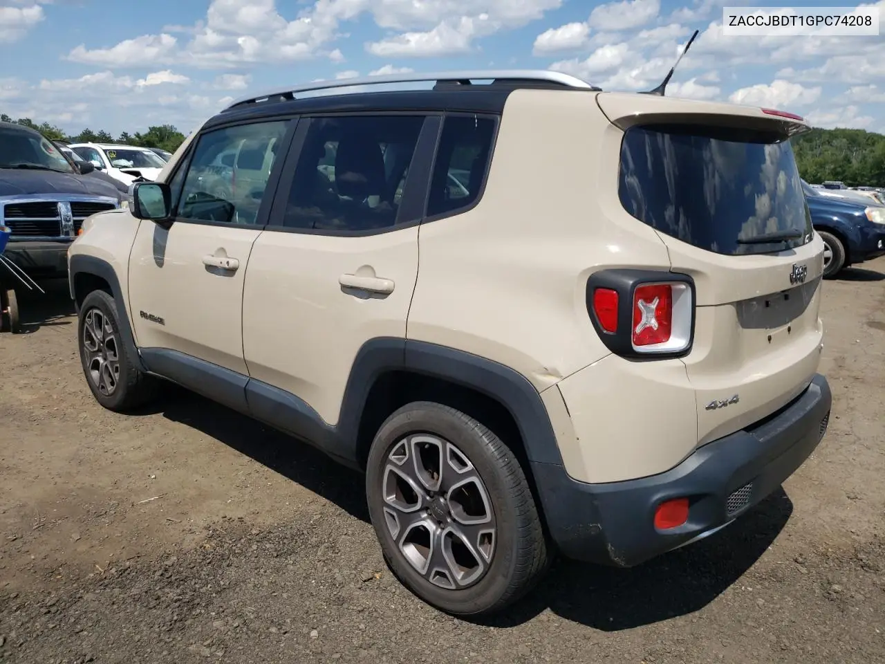 2016 Jeep Renegade Limited VIN: ZACCJBDT1GPC74208 Lot: 62271115