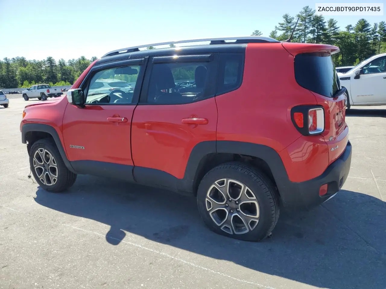 2016 Jeep Renegade Limited VIN: ZACCJBDT9GPD17435 Lot: 62564045