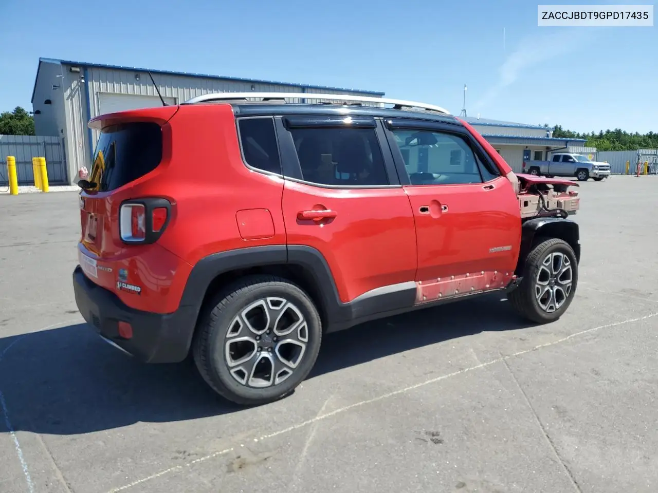 2016 Jeep Renegade Limited VIN: ZACCJBDT9GPD17435 Lot: 62564045