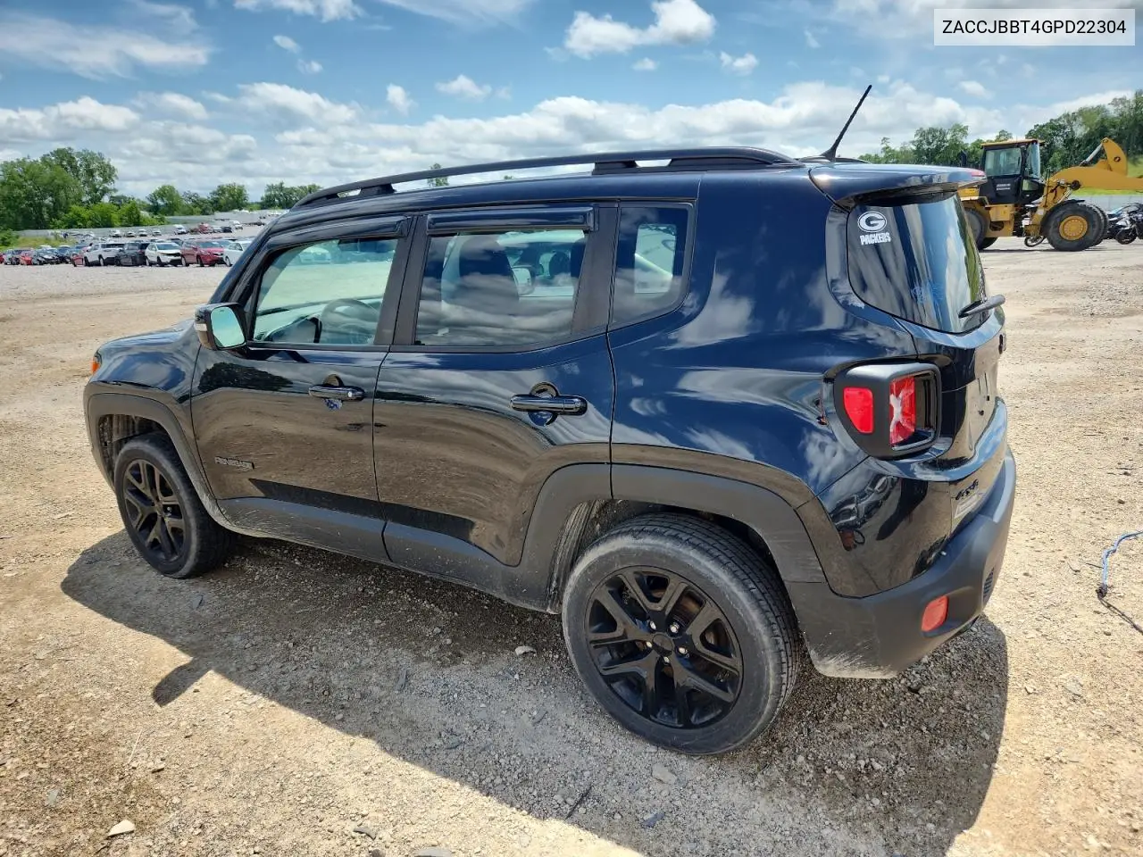 2016 Jeep Renegade Latitude VIN: ZACCJBBT4GPD22304 Lot: 62755665