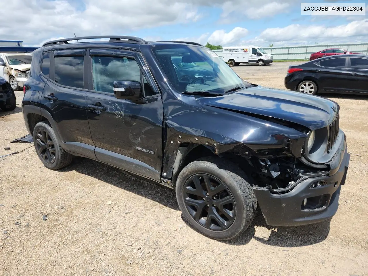 2016 Jeep Renegade Latitude VIN: ZACCJBBT4GPD22304 Lot: 62755665