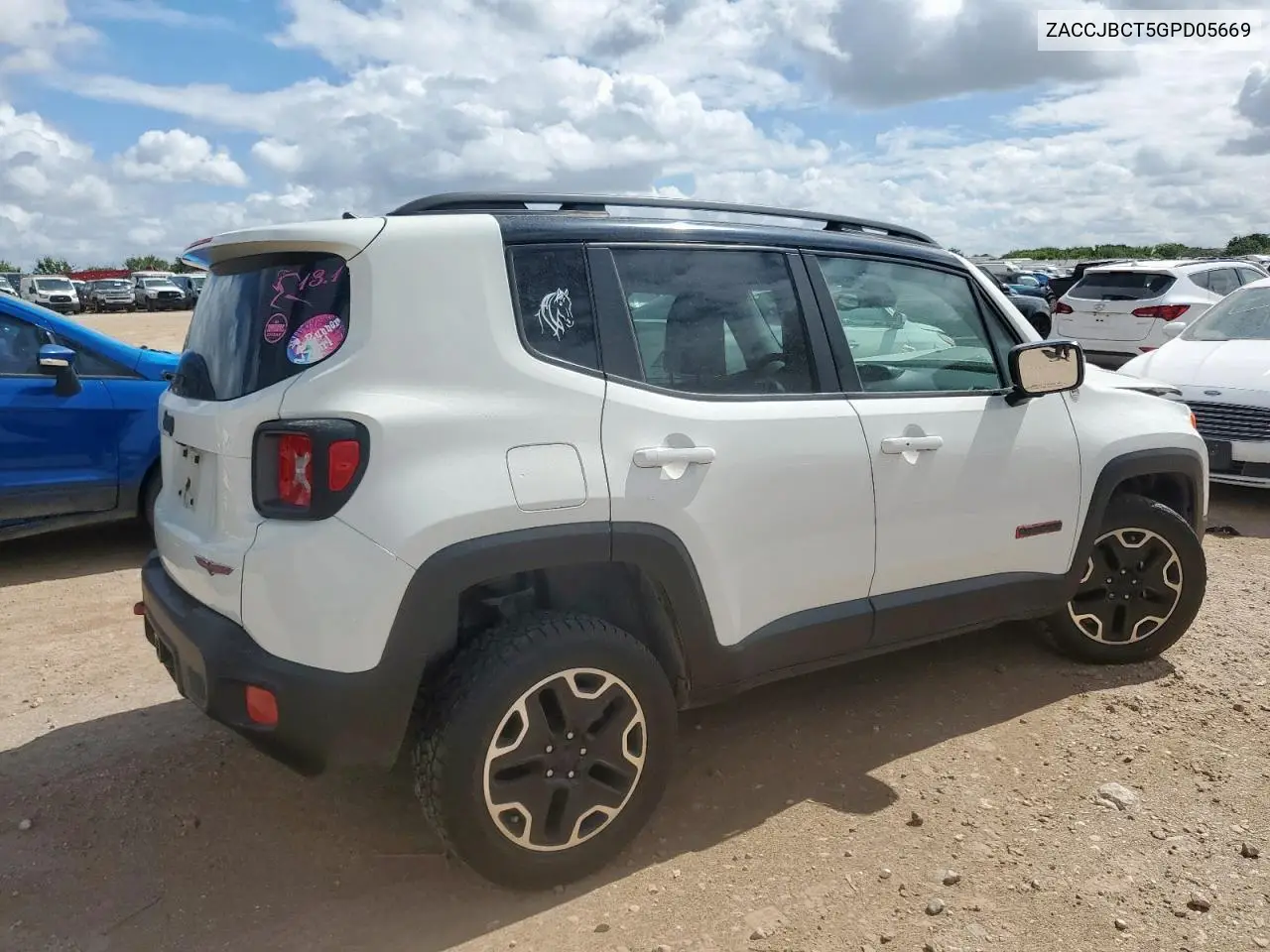 2016 Jeep Renegade Trailhawk VIN: ZACCJBCT5GPD05669 Lot: 63043185