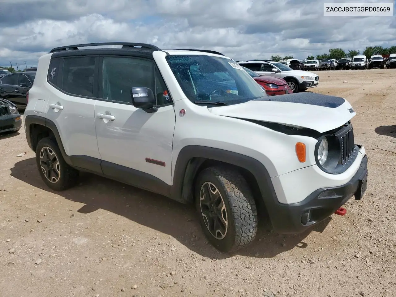 2016 Jeep Renegade Trailhawk VIN: ZACCJBCT5GPD05669 Lot: 63043185