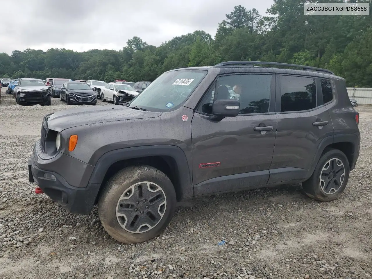 zaccjbctxgpd68668 ZACCJBCTXGPD68668 2016 Jeep Renegade Trailhawk