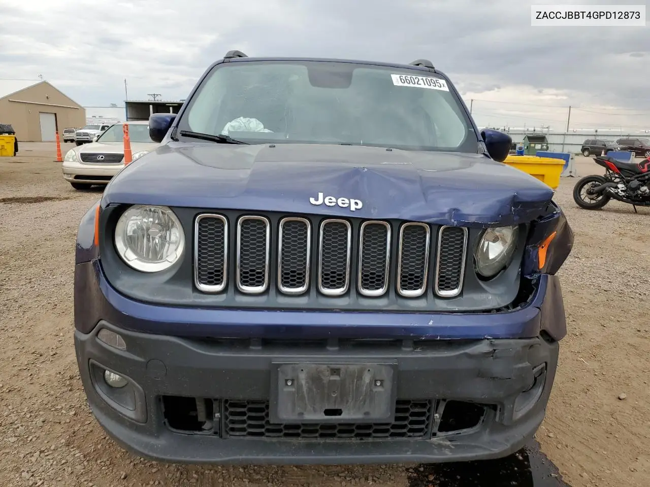 2016 Jeep Renegade Latitude VIN: ZACCJBBT4GPD12873 Lot: 66021095