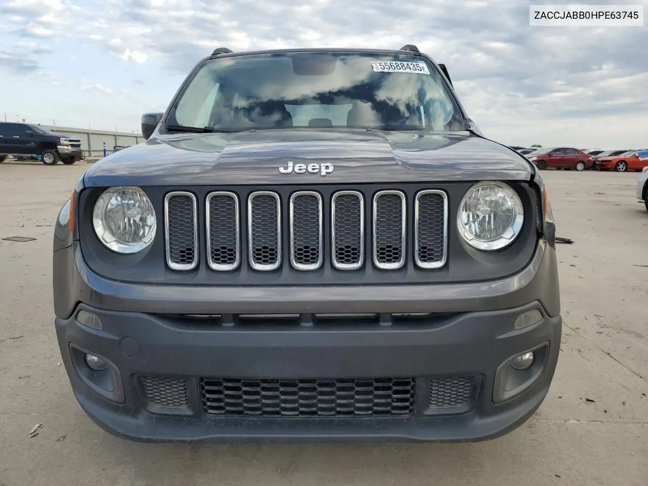 2017 Jeep Renegade Latitude VIN: ZACCJABB0HPE63745 Lot: 55688435