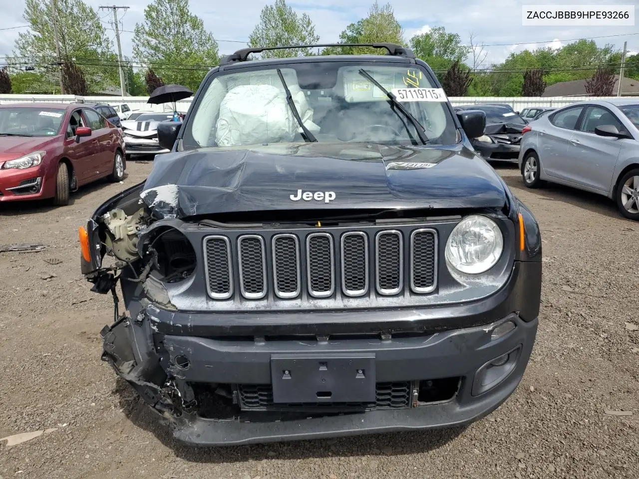 2017 Jeep Renegade Latitude VIN: ZACCJBBB9HPE93266 Lot: 57119715