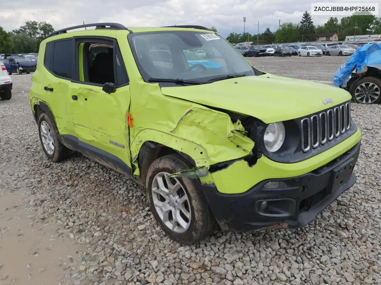 2017 Jeep Renegade Latitude VIN: ZACCJBBB4HPF25668 Lot: 57986105
