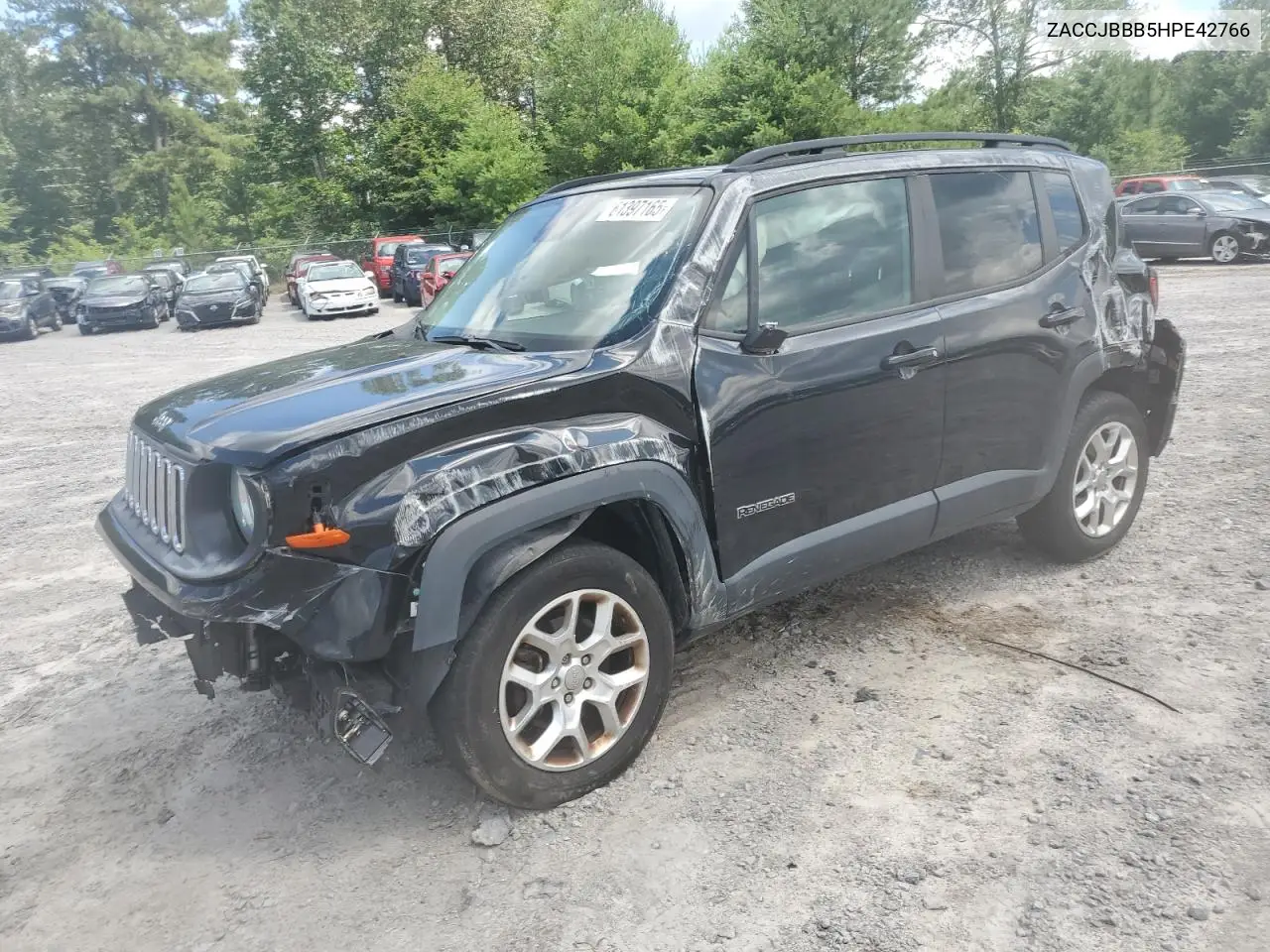 2017 Jeep Renegade Latitude VIN: ZACCJBBB5HPE42766 Lot: 61397165