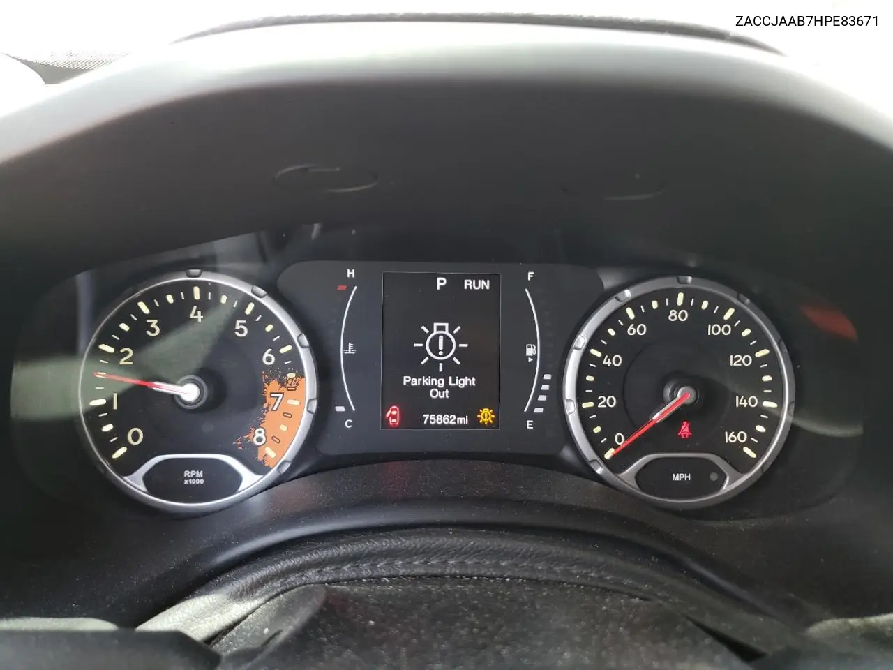 2017 Jeep Renegade Sport VIN: ZACCJAAB7HPE83671 Lot: 62334175