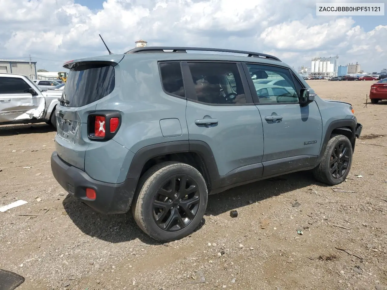 2017 Jeep Renegade Latitude VIN: ZACCJBBB0HPF51121 Lot: 62394015