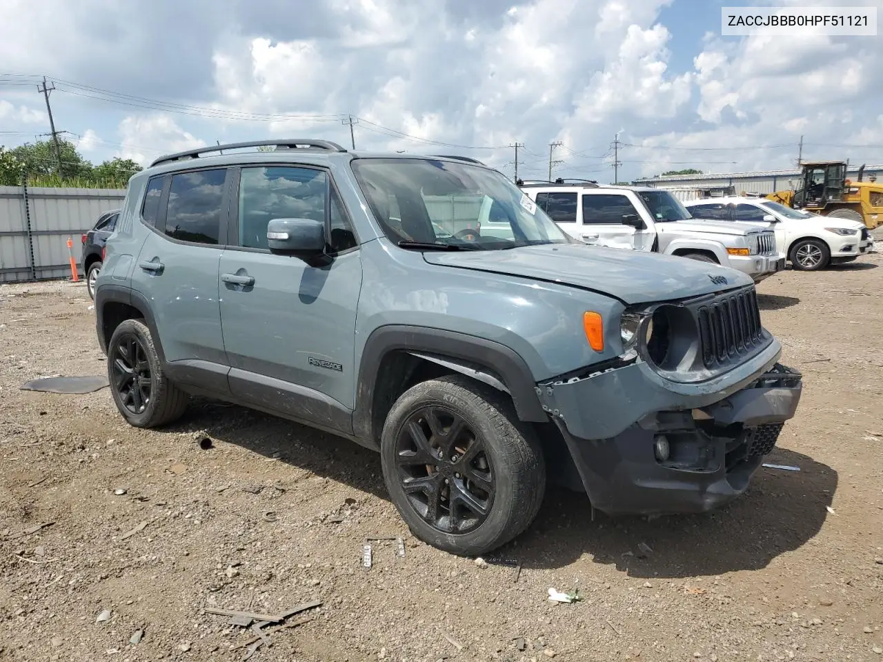 2017 Jeep Renegade Latitude VIN: ZACCJBBB0HPF51121 Lot: 62394015