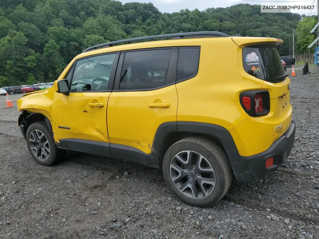 2017 Jeep Renegade Latitude VIN: ZACCJBBB2HPG16437 Lot: 62651015