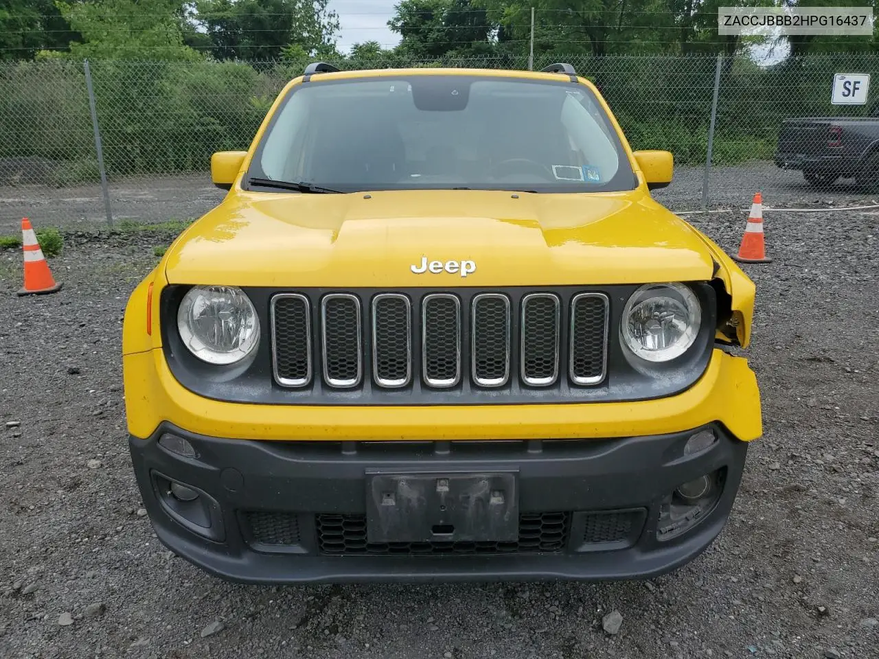 2017 Jeep Renegade Latitude VIN: ZACCJBBB2HPG16437 Lot: 62651015