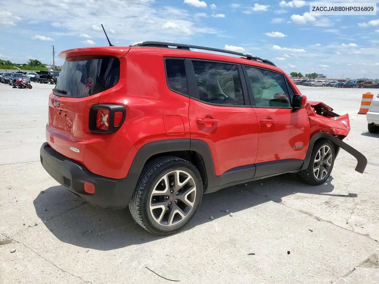 2017 Jeep Renegade Latitude VIN: ZACCJABB0HPG36809 Lot: 62814505