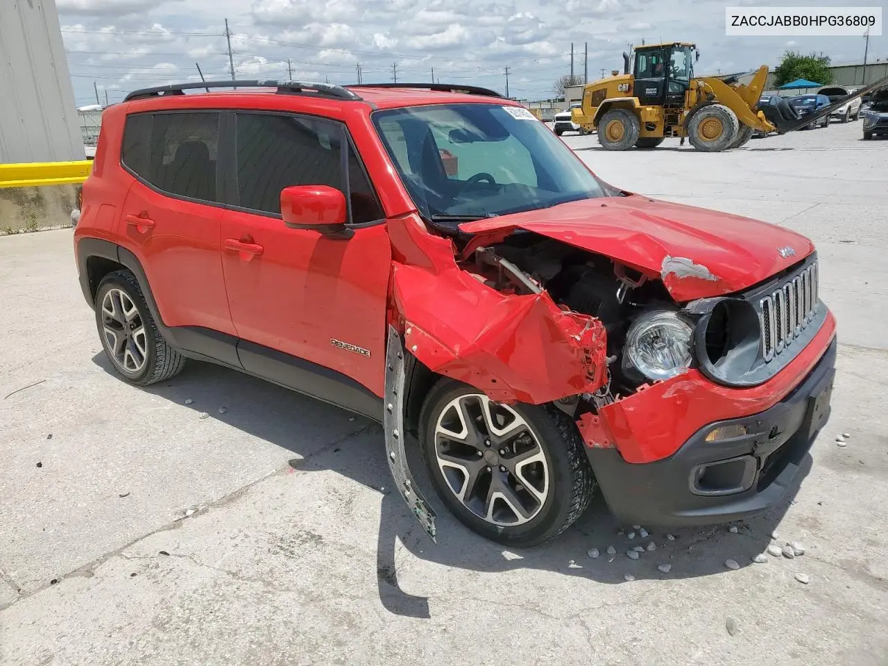 2017 Jeep Renegade Latitude VIN: ZACCJABB0HPG36809 Lot: 62814505