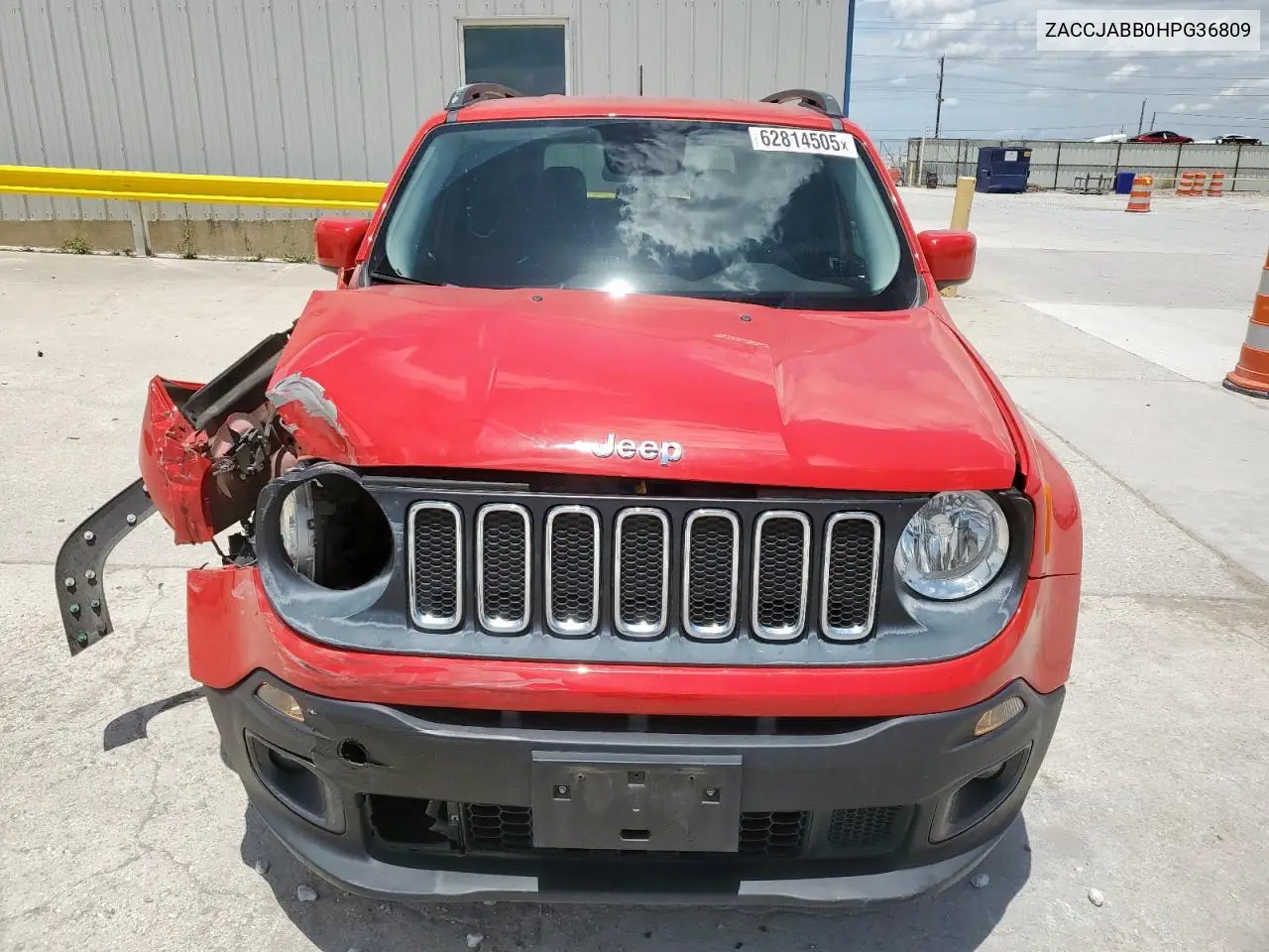2017 Jeep Renegade Latitude VIN: ZACCJABB0HPG36809 Lot: 62814505
