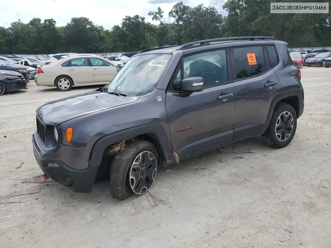 2017 Jeep Renegade Trailhawk VIN: ZACCJBCB3HPG10466 Lot: 62888445
