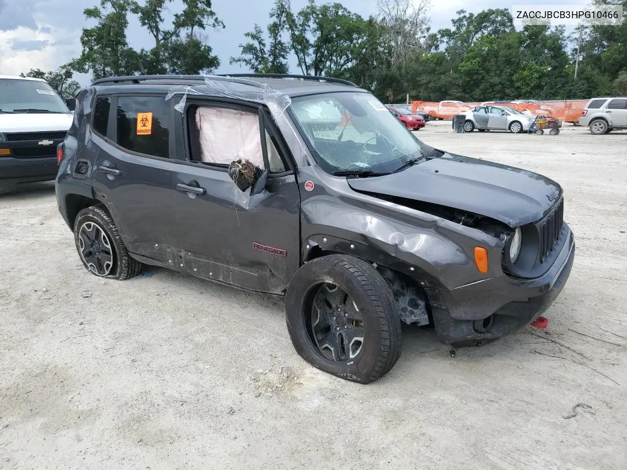 2017 Jeep Renegade Trailhawk VIN: ZACCJBCB3HPG10466 Lot: 62888445