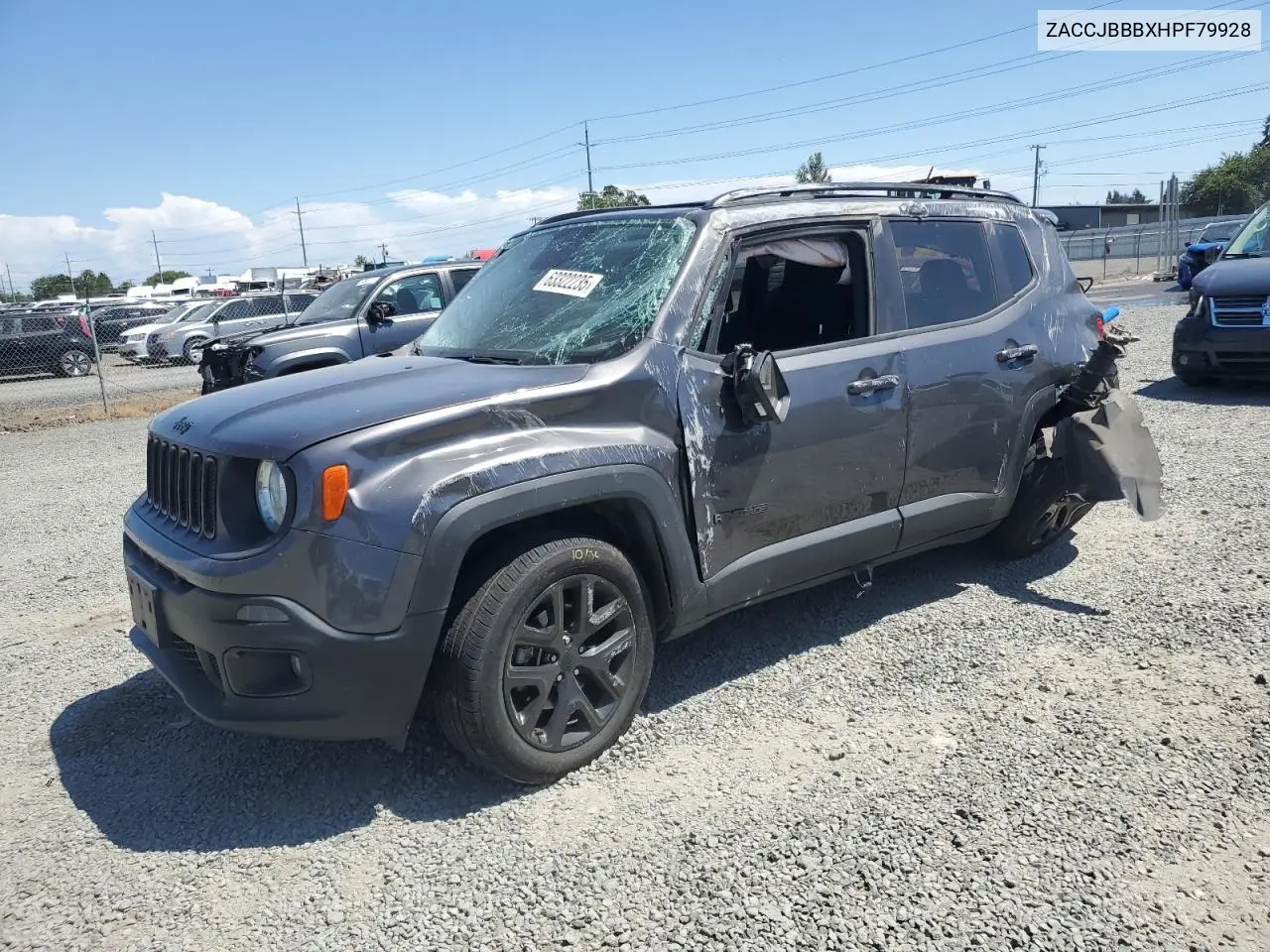 2017 Jeep Renegade Latitude VIN: ZACCJBBBXHPF79928 Lot: 63322235