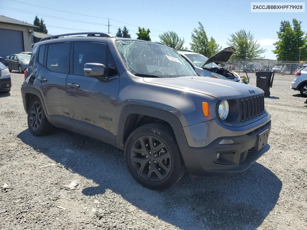 2017 Jeep Renegade Latitude VIN: ZACCJBBBXHPF79928 Lot: 63322235