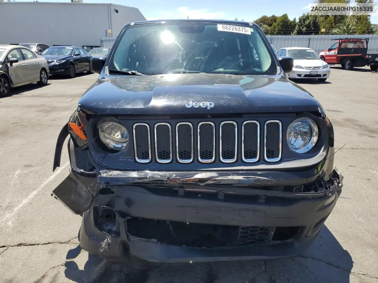 2017 Jeep Renegade Sport VIN: ZACCJAAB0HPG16335 Lot: 66226375
