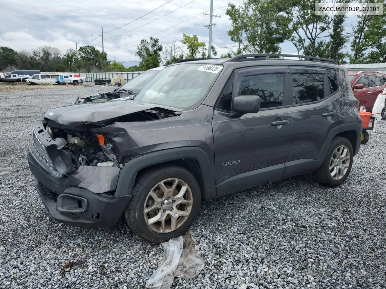2018 Jeep Renegade Latitude VIN: ZACCJABB0JPJ37303 Lot: 56596405