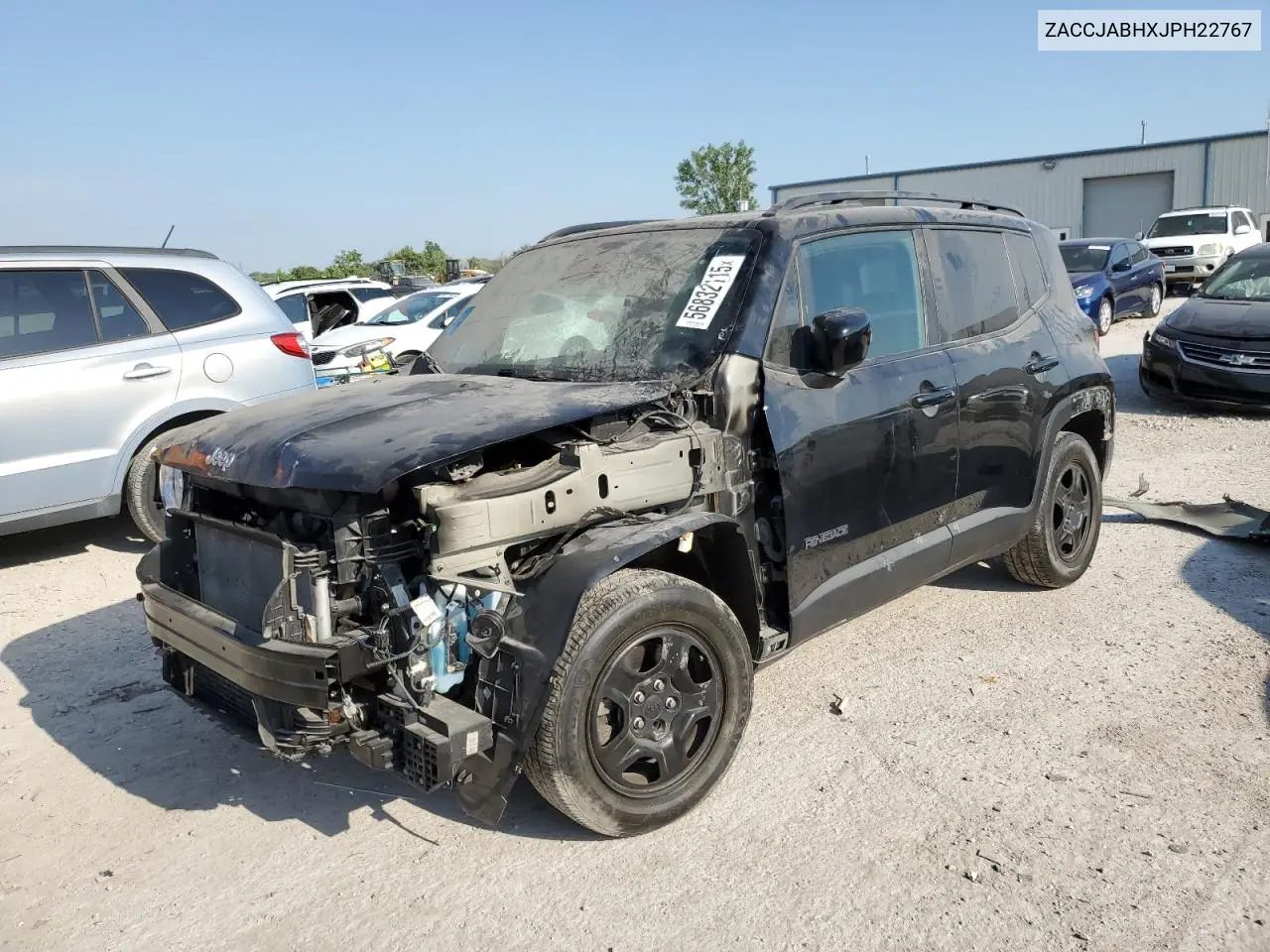 2018 Jeep Renegade Latitude VIN: ZACCJABHXJPH22767 Lot: 56832115