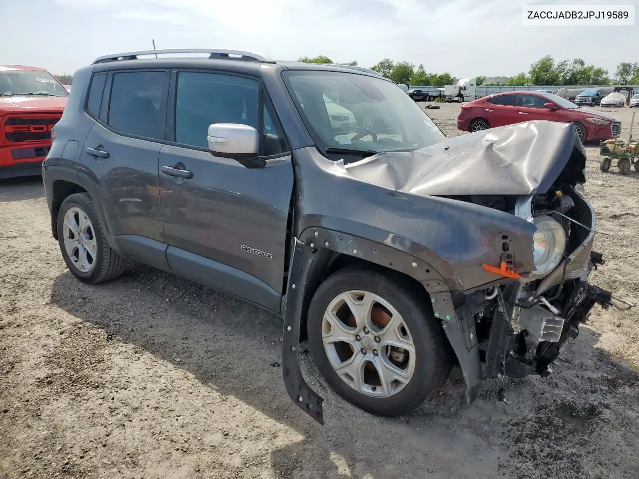 2018 Jeep Renegade Limited VIN: ZACCJADB2JPJ19589 Lot: 57162995