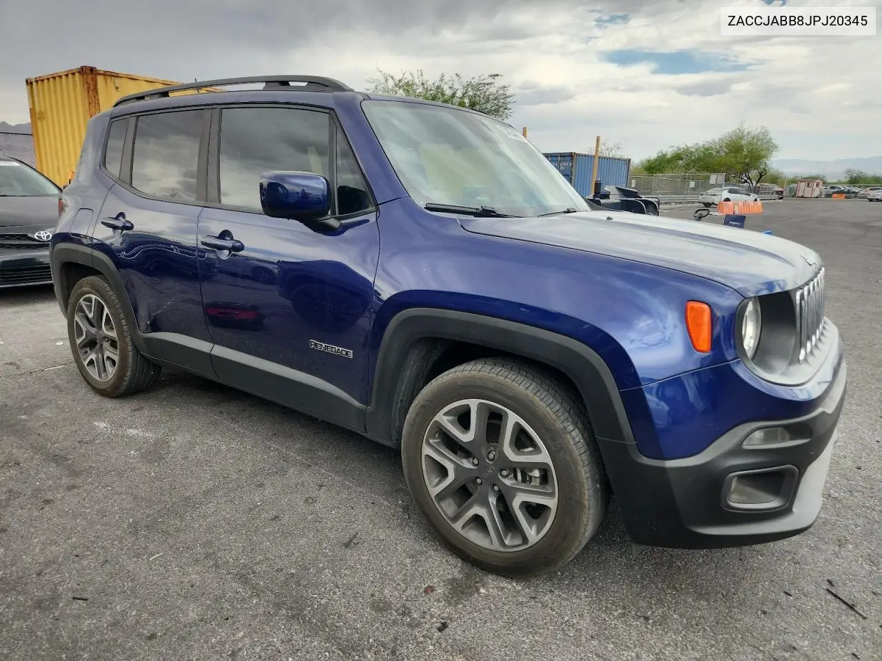 2018 Jeep Renegade Latitude VIN: ZACCJABB8JPJ20345 Lot: 57654975