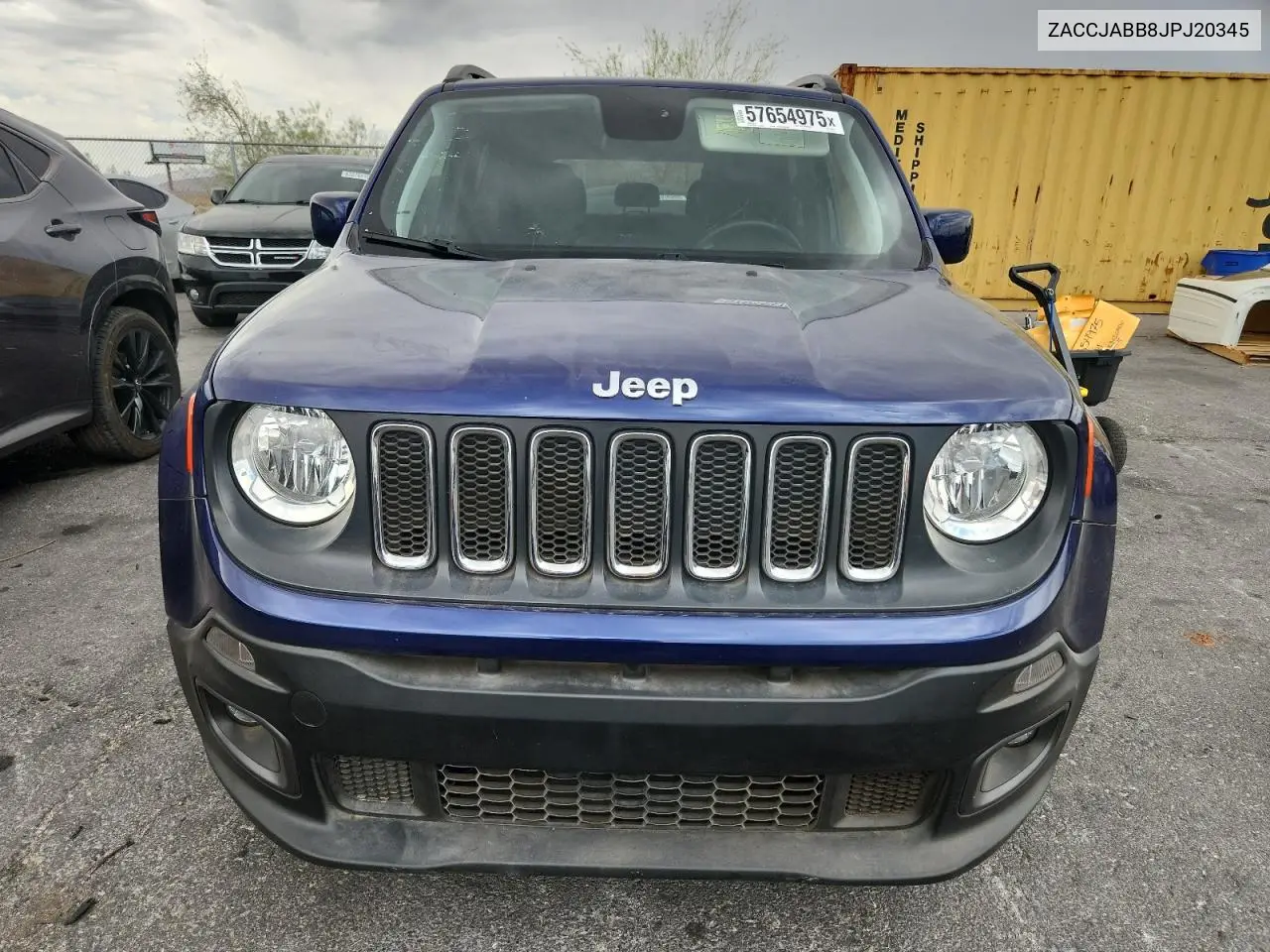 2018 Jeep Renegade Latitude VIN: ZACCJABB8JPJ20345 Lot: 57654975