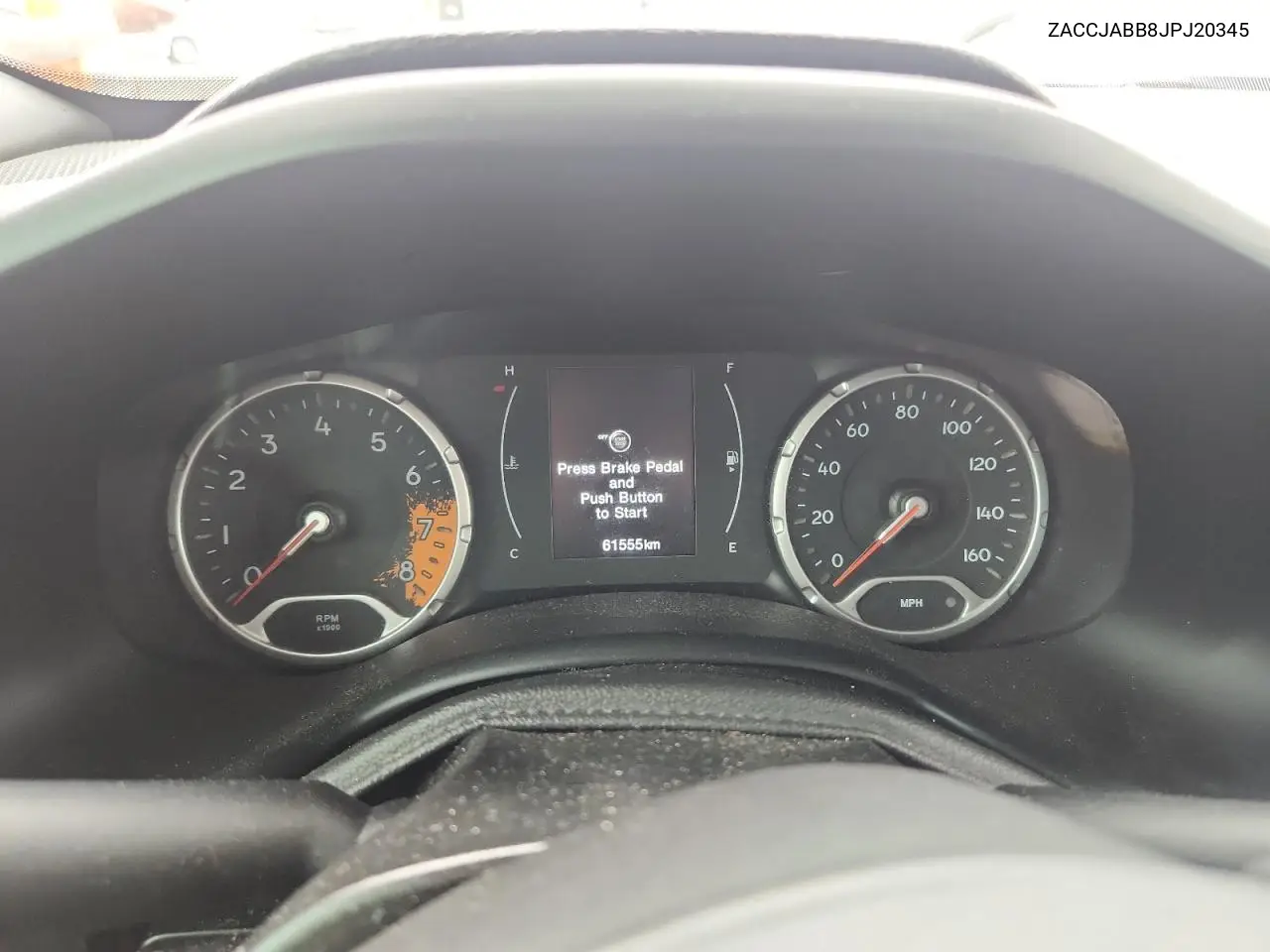 2018 Jeep Renegade Latitude VIN: ZACCJABB8JPJ20345 Lot: 57654975
