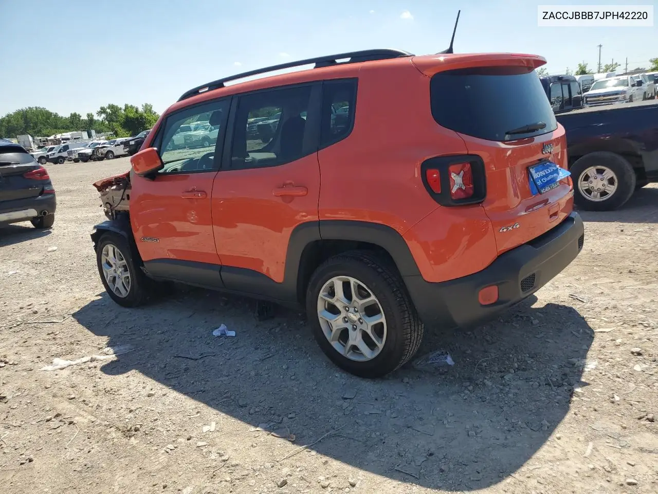 2018 Jeep Renegade Latitude VIN: ZACCJBBB7JPH42220 Lot: 61237085