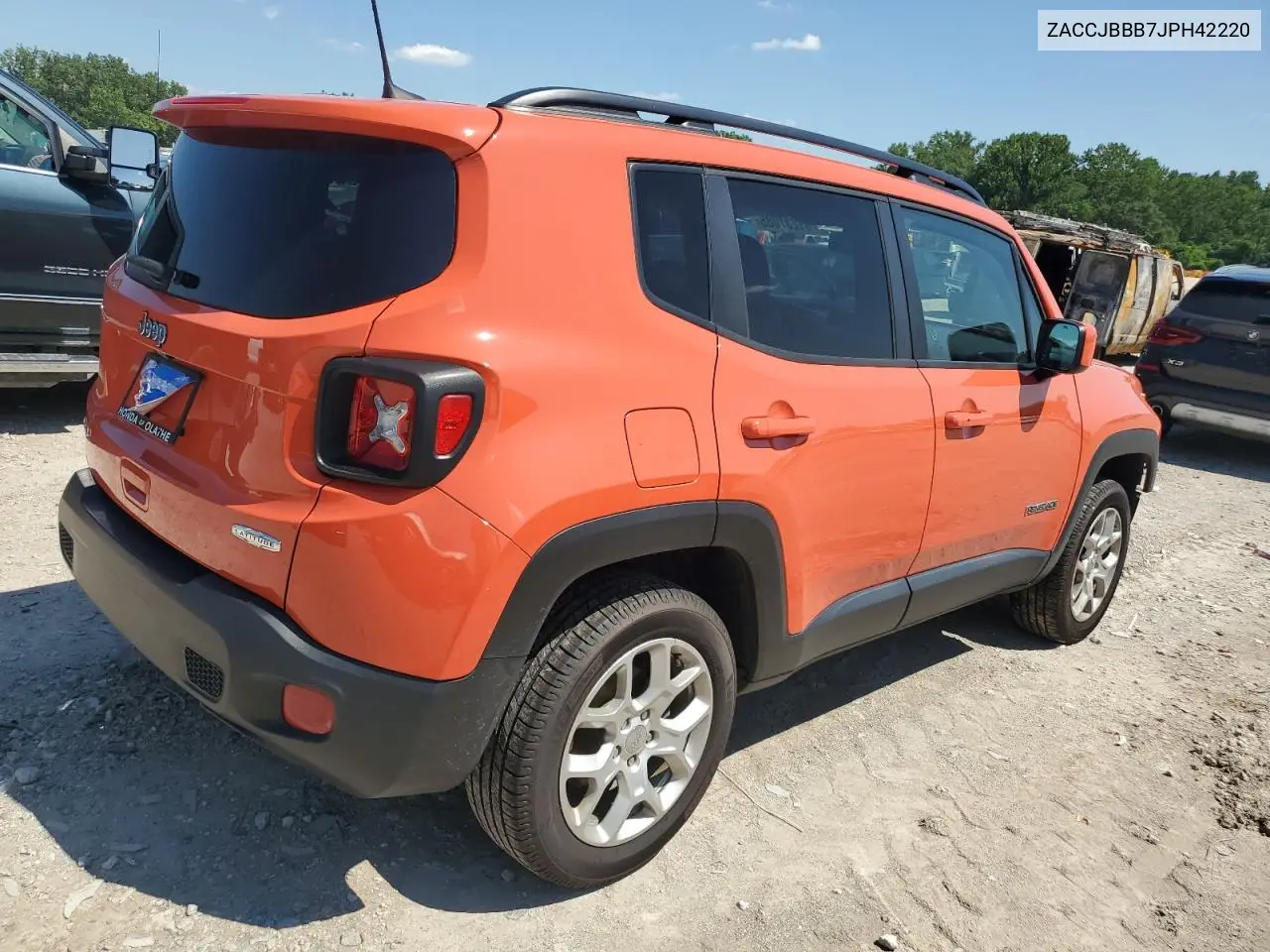 2018 Jeep Renegade Latitude VIN: ZACCJBBB7JPH42220 Lot: 61237085