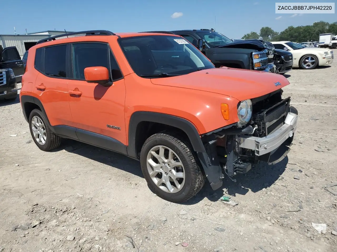 2018 Jeep Renegade Latitude VIN: ZACCJBBB7JPH42220 Lot: 61237085