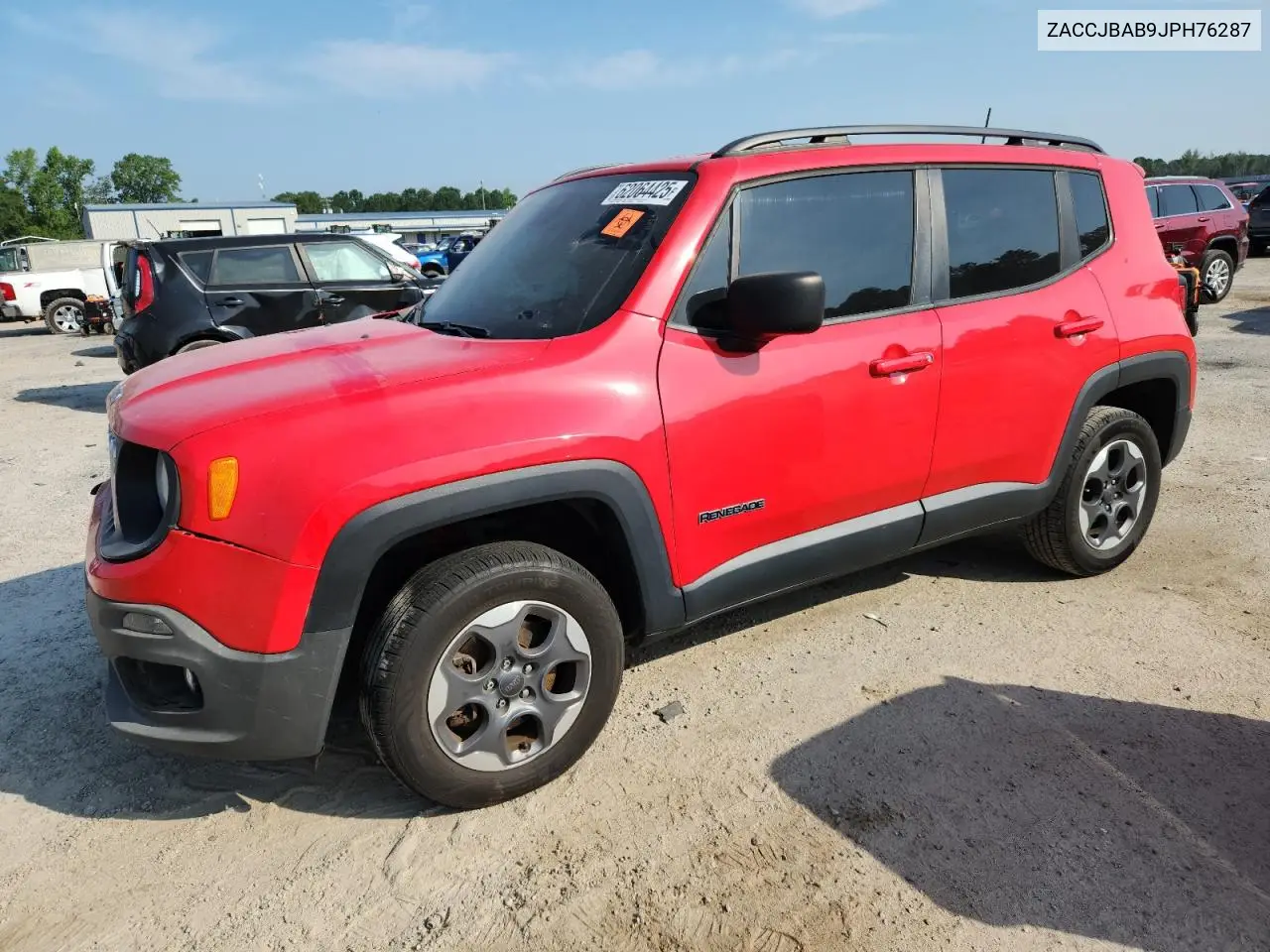 2018 Jeep Renegade Sport VIN: ZACCJBAB9JPH76287 Lot: 62064425