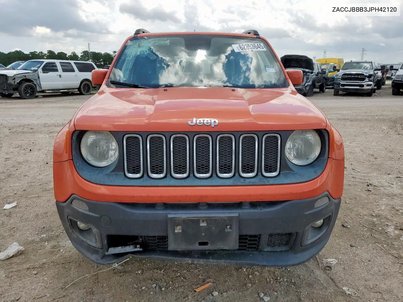 2018 Jeep Renegade Latitude VIN: ZACCJBBB3JPH42120 Lot: 62353645