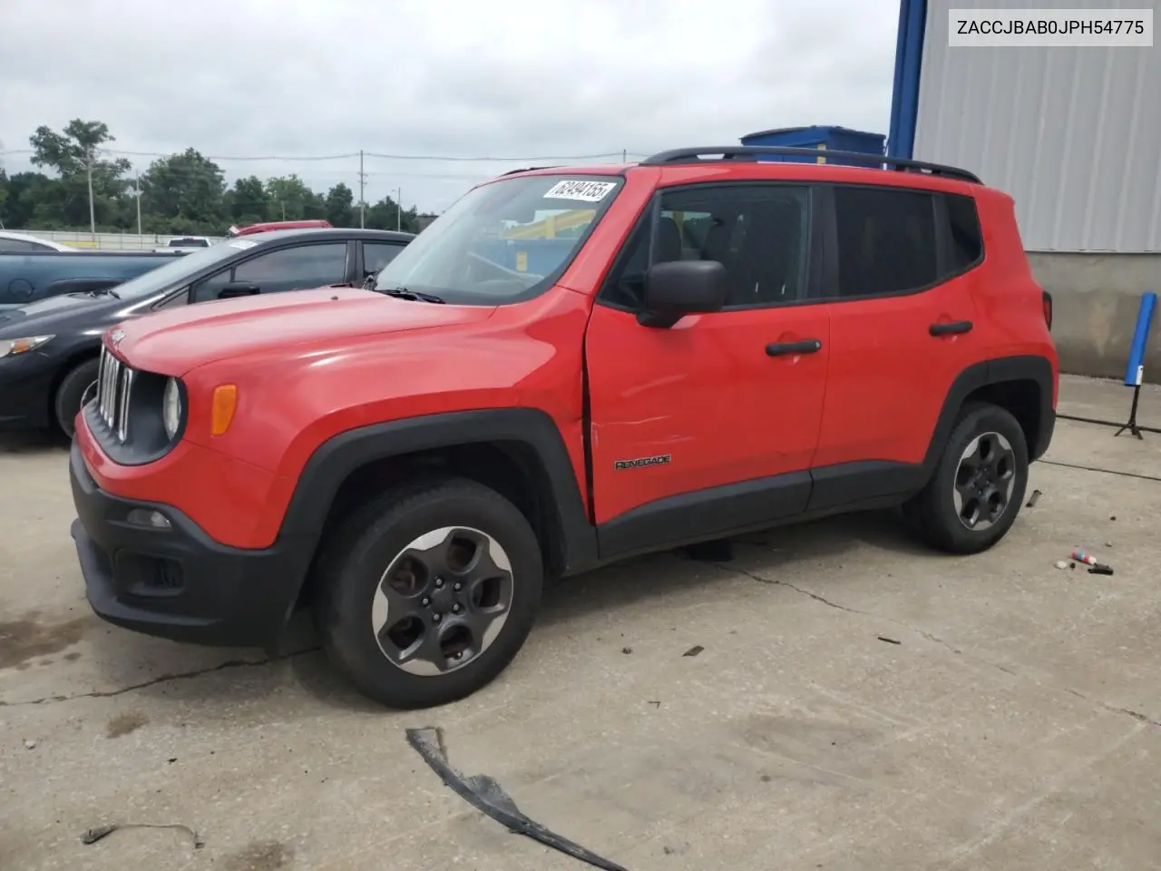 2018 Jeep Renegade Sport VIN: ZACCJBAB0JPH54775 Lot: 62494155