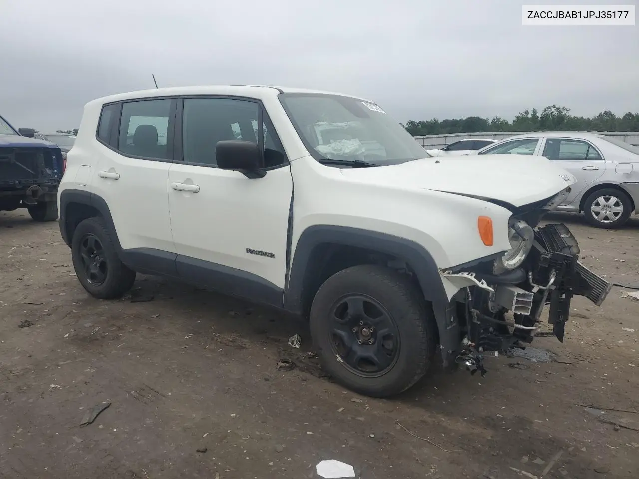 2018 Jeep Renegade Sport VIN: ZACCJBAB1JPJ35177 Lot: 62722995