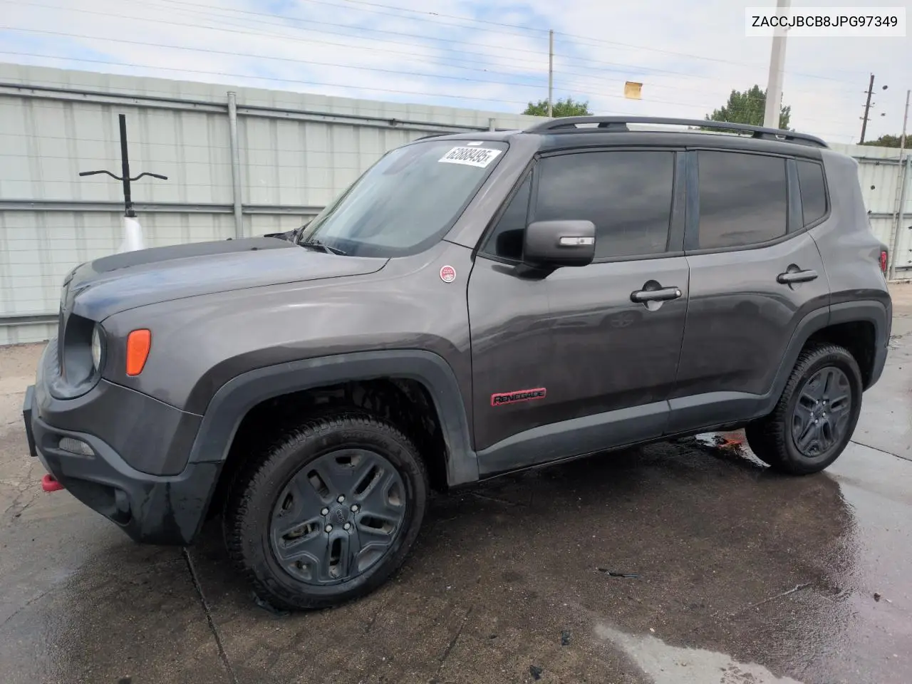 2018 Jeep Renegade Trailhawk VIN: ZACCJBCB8JPG97349 Lot: 62888495