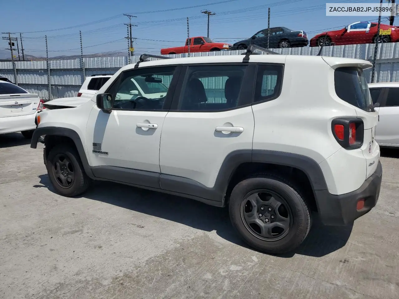 2018 Jeep Renegade Sport VIN: ZACCJBAB2JPJ53896 Lot: 62912805