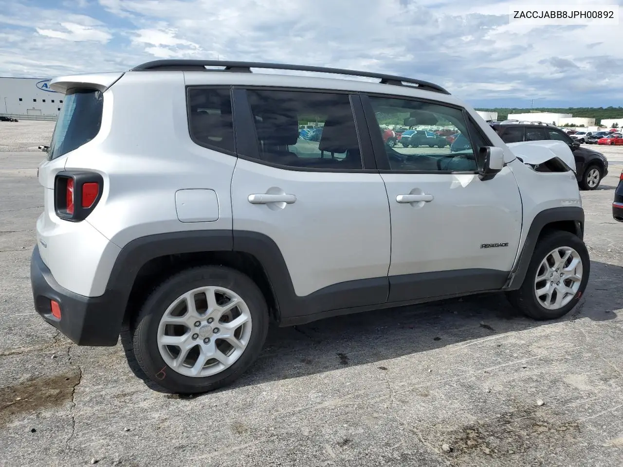 2018 Jeep Renegade Latitude VIN: ZACCJABB8JPH00892 Lot: 62914515