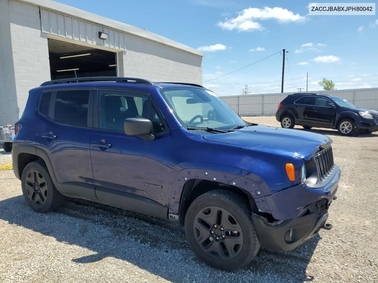 2018 Jeep Renegade Sport VIN: ZACCJBABXJPH80042 Lot: 62921535