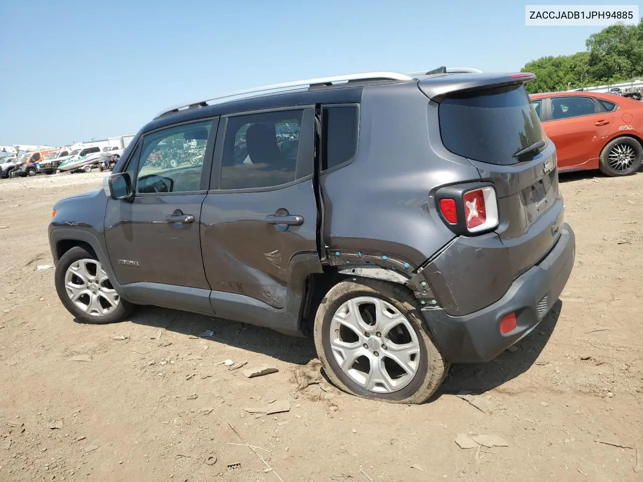 2018 Jeep Renegade Limited VIN: ZACCJADB1JPH94885 Lot: 63006855