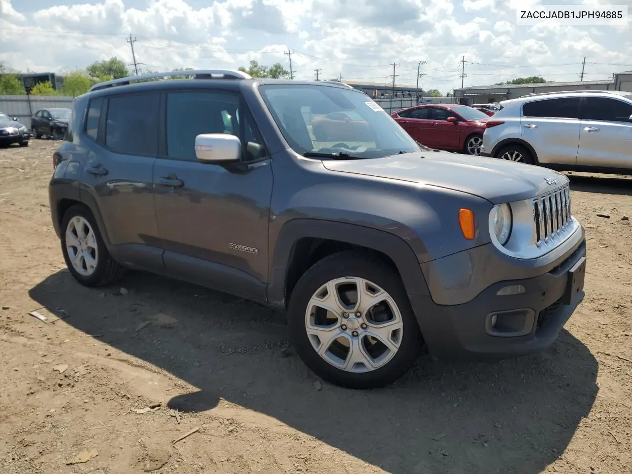2018 Jeep Renegade Limited VIN: ZACCJADB1JPH94885 Lot: 63006855