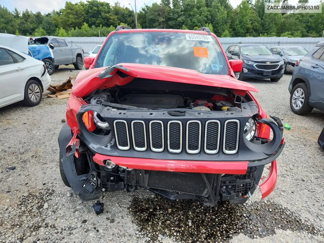 2018 Jeep Renegade Latitude VIN: ZACCJABB8JPH05350 Lot: 65545705