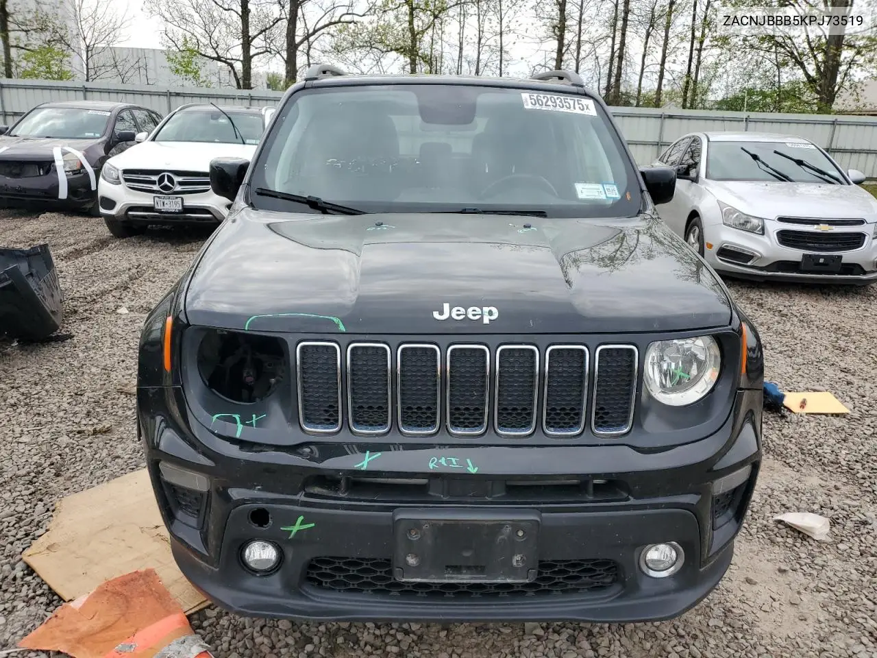2019 Jeep Renegade Latitude VIN: ZACNJBBB5KPJ73519 Lot: 56293575