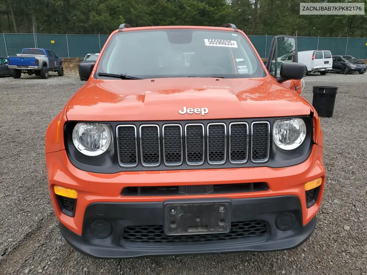 2019 Jeep Renegade Sport VIN: ZACNJBAB7KPK82176 Lot: 56596035